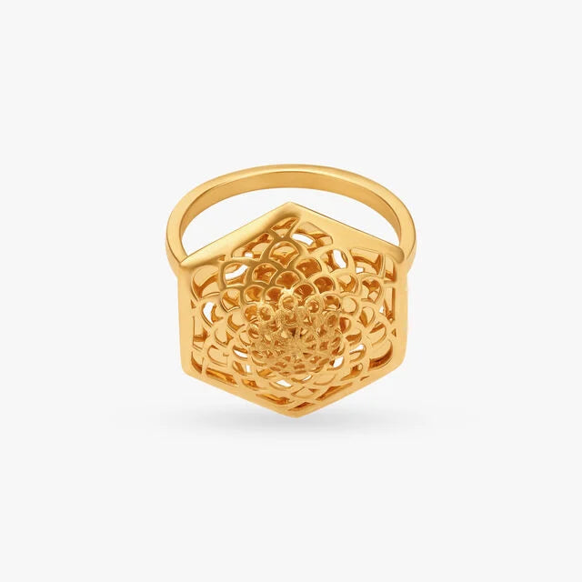 Graceful Charm Floral Ring