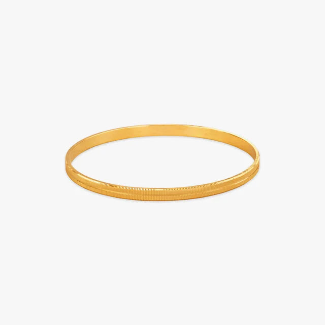 Radiant Minimalism Gold Bangles