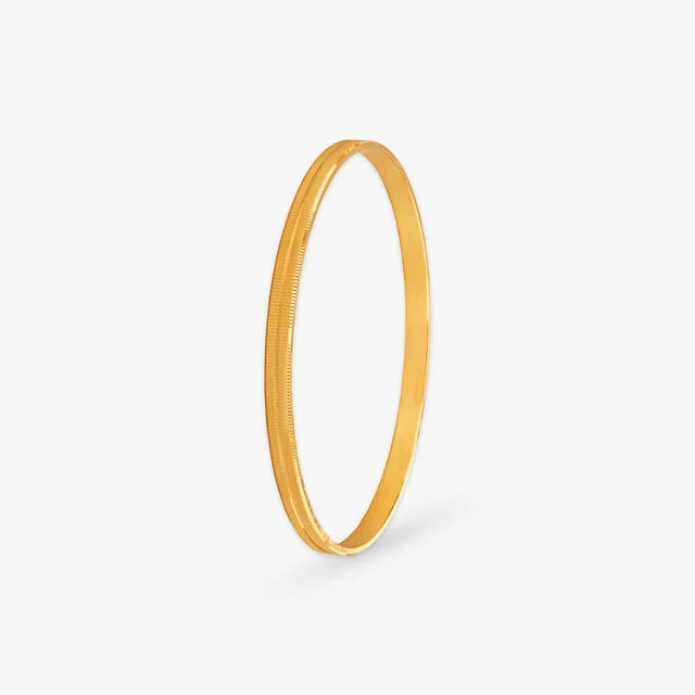 Radiant Minimalism Gold Bangles