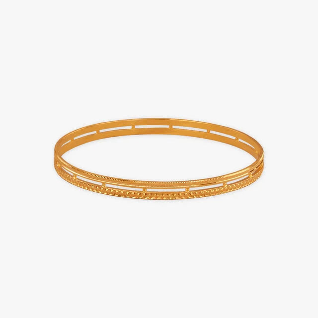 Elegant Fusion Gold Bangles