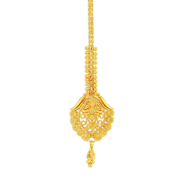 Elegant Gold Maang Tikka