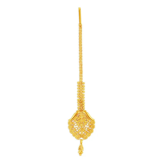 Elegant Gold Maang Tikka