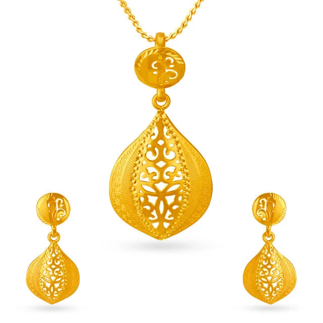 Enchanting Pendant and Earrings Set