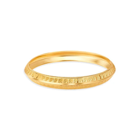 Dazzling Gold Kada for Men