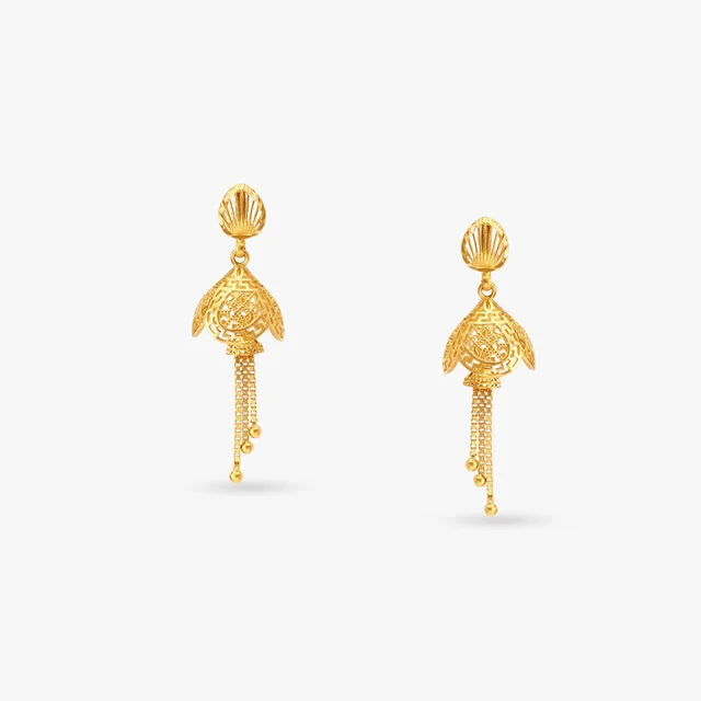 Floret Finesse Jhumka Earrings