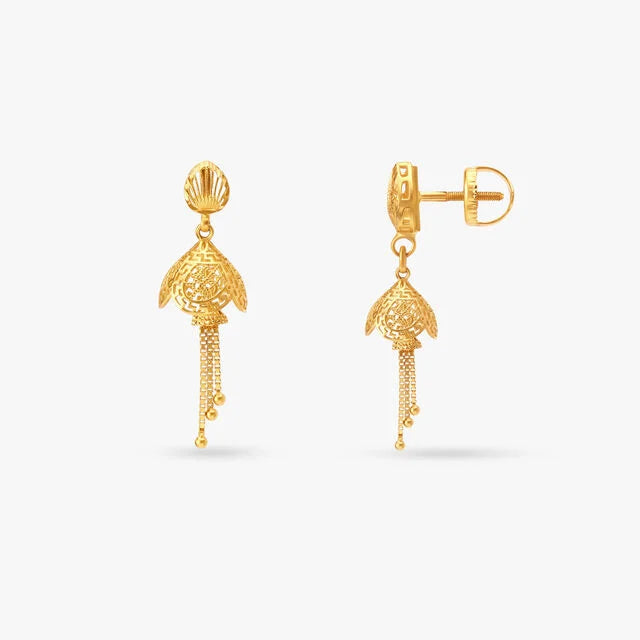 Floret Finesse Jhumka Earrings