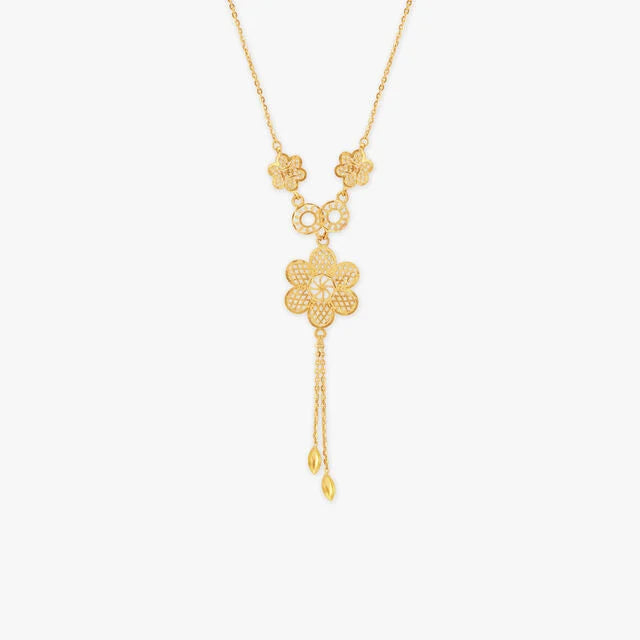 Floral Gold Necklace