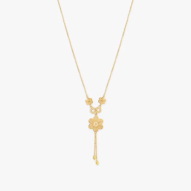 Floral Gold Necklace