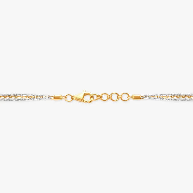 Delicate Bead Gold Necklace