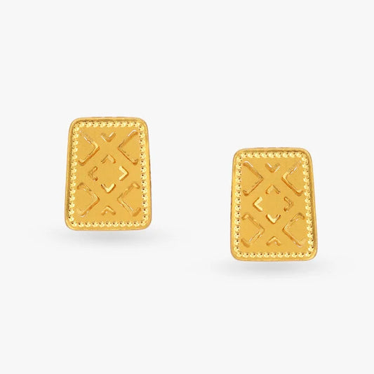 Everlasting Gold Stud Earrings