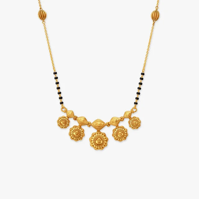 Floral Glory Gold Mangalsutra