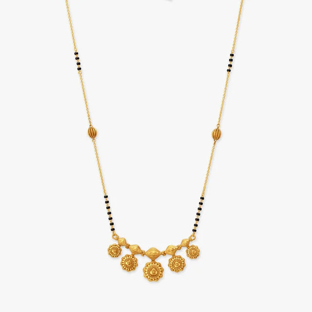 Floral Glory Gold Mangalsutra