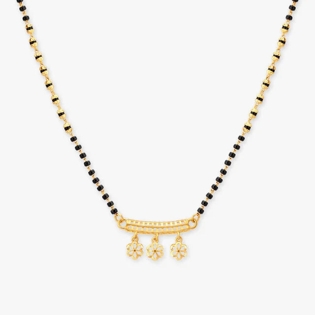 Floral Gold Mangalsutra