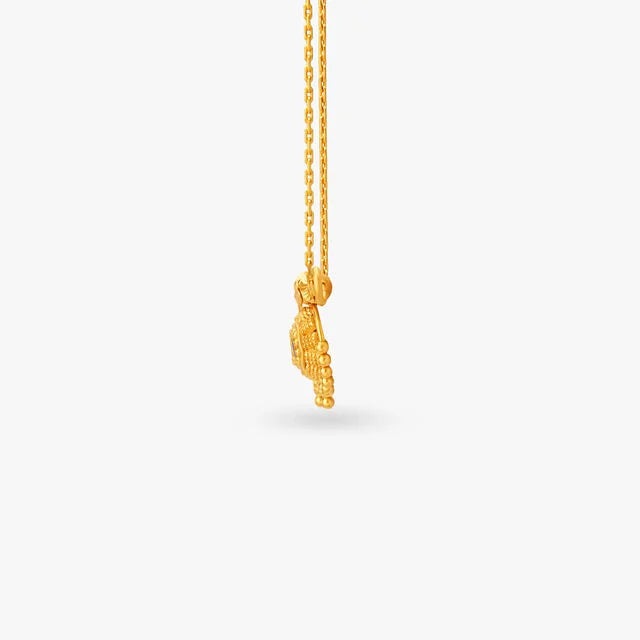 Ornate Gold Thali Pendant