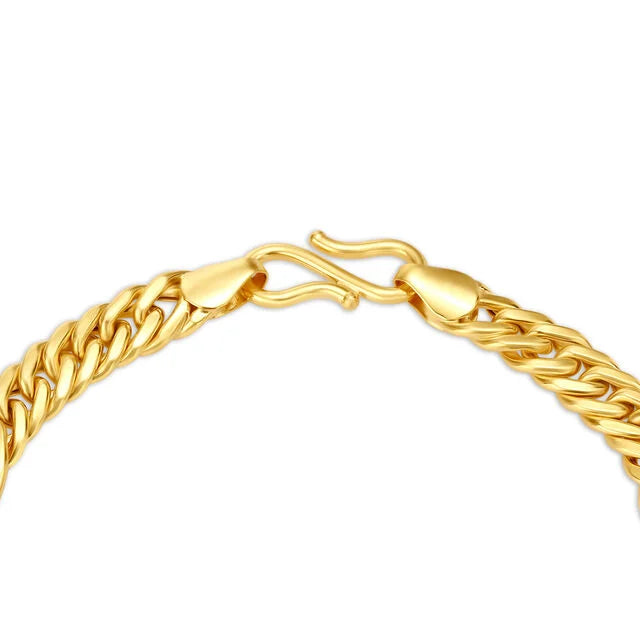 Link Chain Style Gold Bracelet For Men