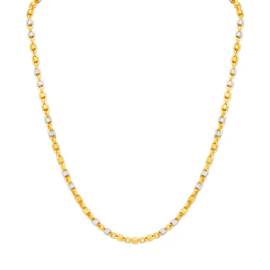 Bewitching Dual Tone Gold Chain For Men