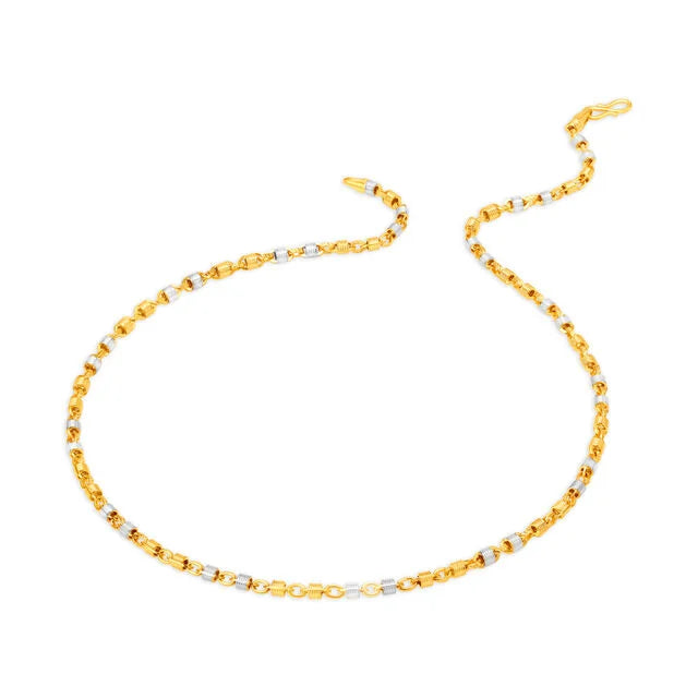 Bewitching Dual Tone Gold Chain For Men