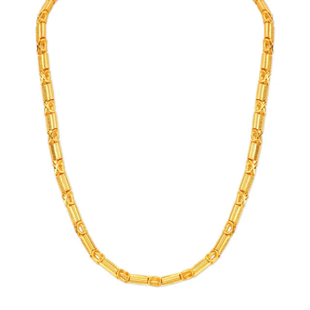 Textured Gold Chain for Men