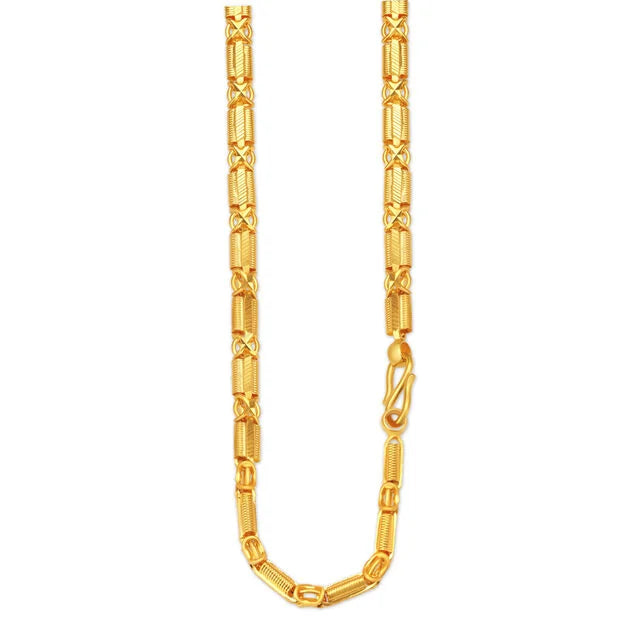 Textured Gold Chain for Men