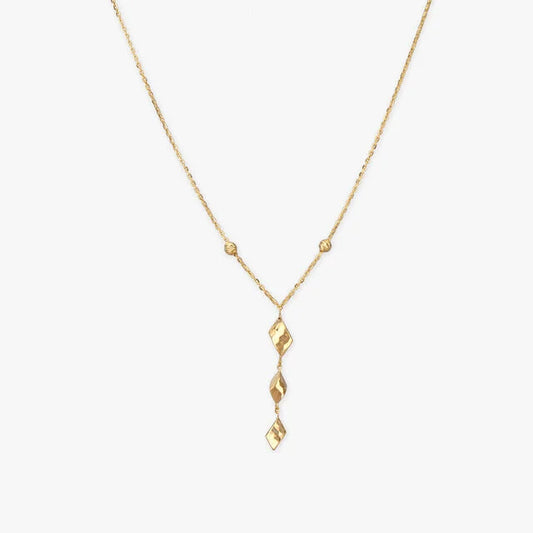 Sculpted Shine Gold Necklace